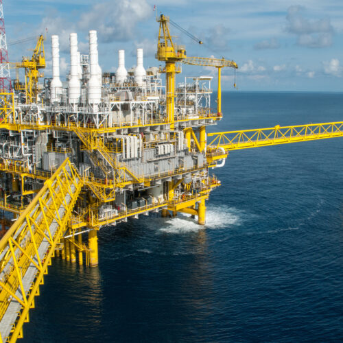 Oil and gas platform or Construction platform